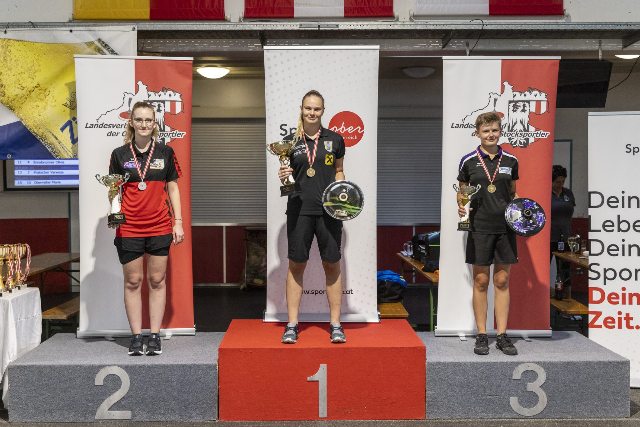 Doppelgold für Marlene Pinkl und Rebekka Riedler in den Nachwuchsklassen