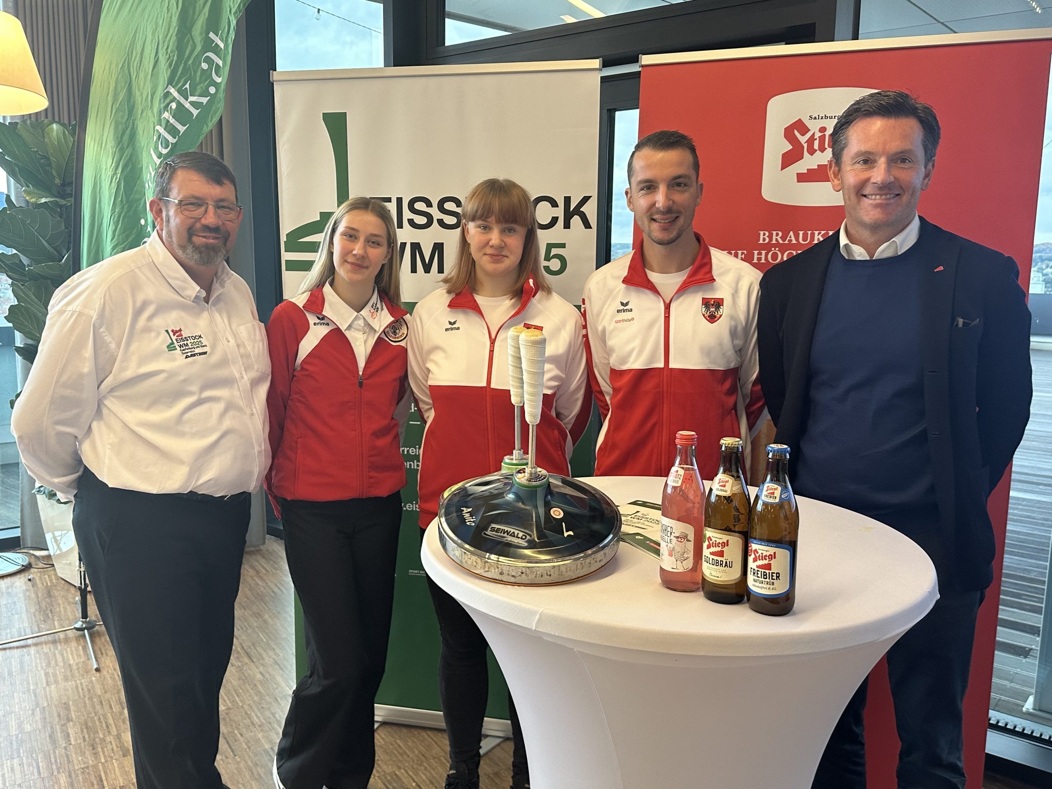 1. WM-Pressekonferenz: Hochsteiermark wird Hochburg des Eisstocksports